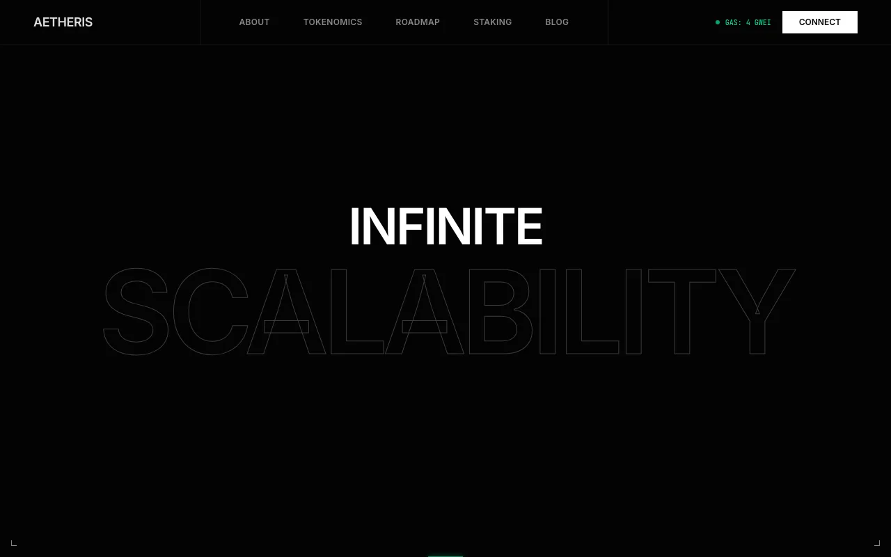 Prévia do template Layer 1 Crypto Blockchain Startup