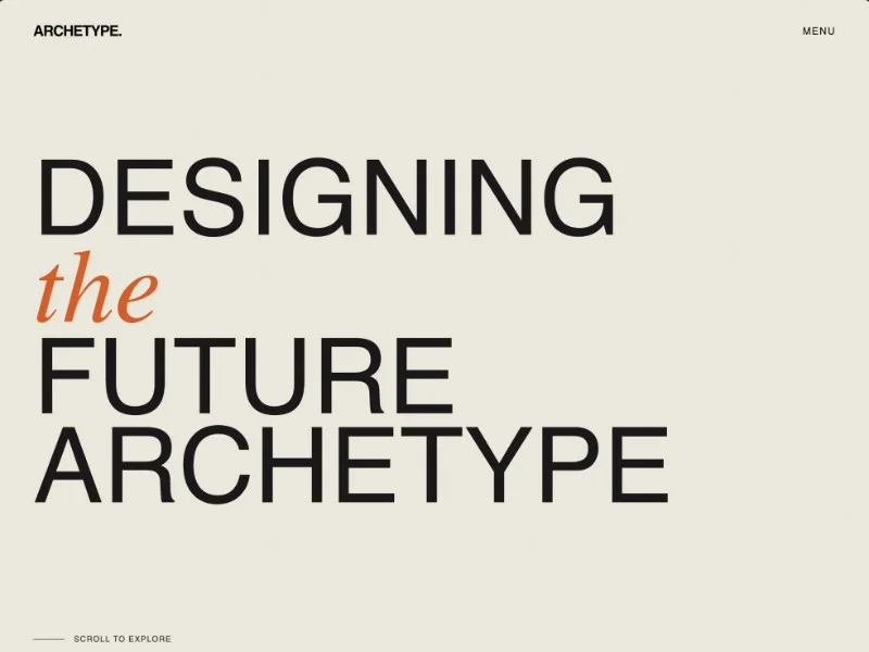Prévia do template Architecture Studio, modelo de site para arquiteto