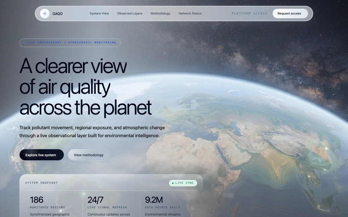 Prévia do template Environmental Observatory