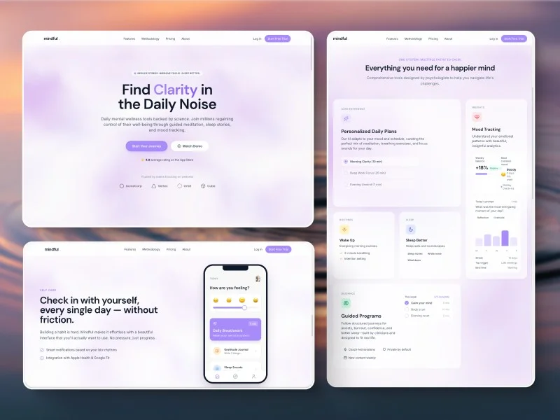 Prévia do template Mindful Wellness