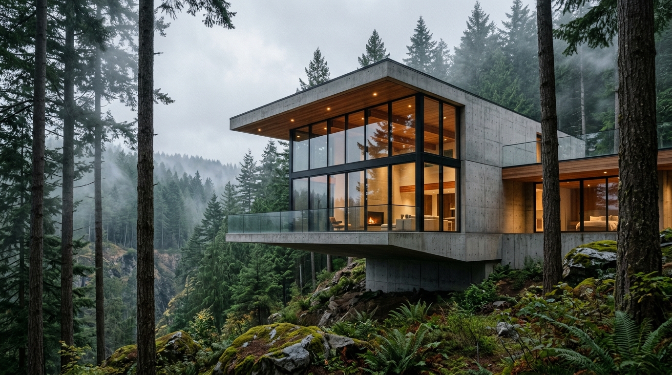 The residence in the forest