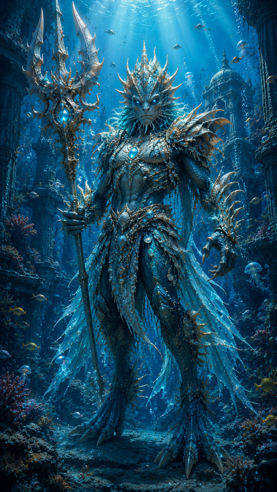 King Thalor Aqualyn at the Final Tide Gate