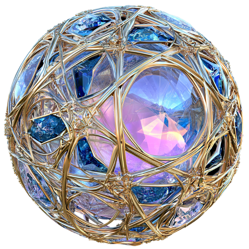 Crystalline Geometric Orb