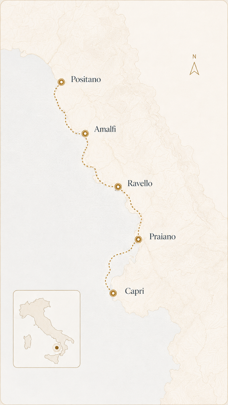 Amalfi itinerary visual placeholder