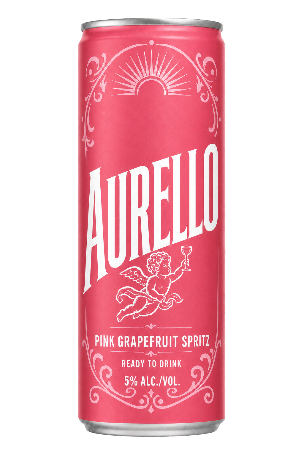 Aurello Pink Grapefruit Spritz ready-to-drink can