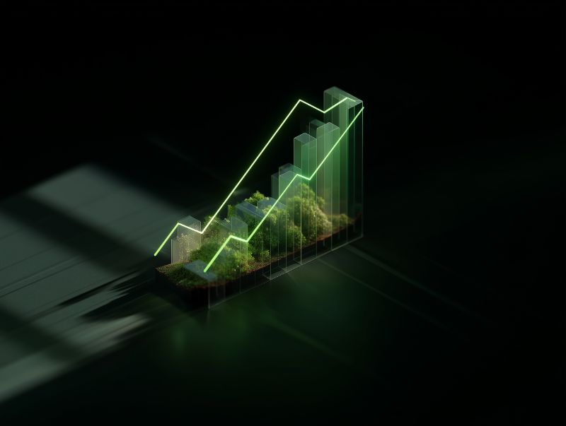 Business dashboard with charts