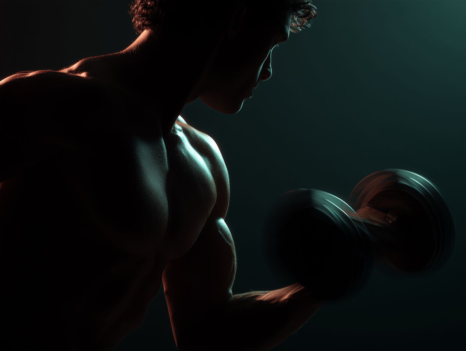 Minimal kettlebell on stone block