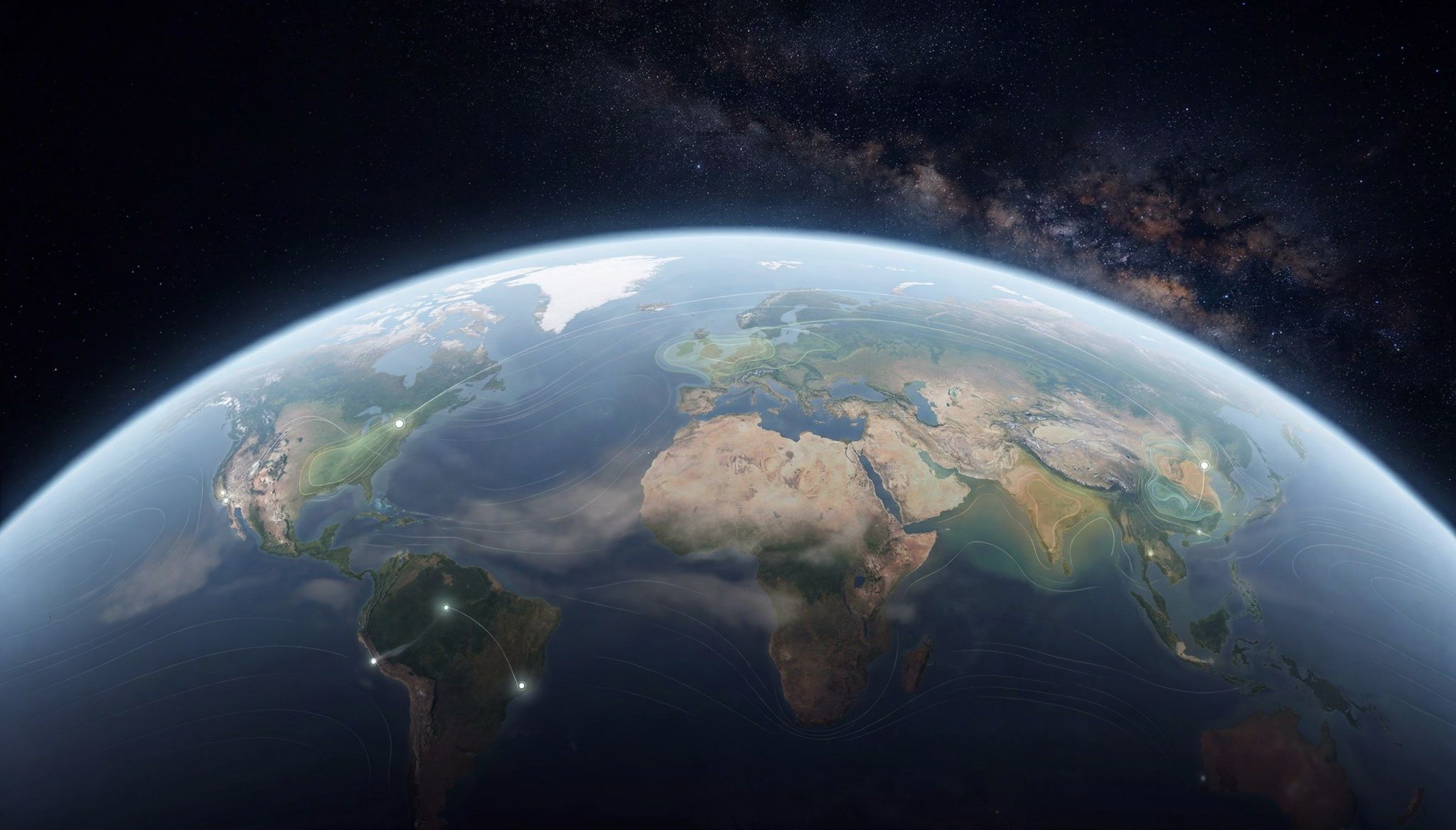 Atmospheric observatory visualization