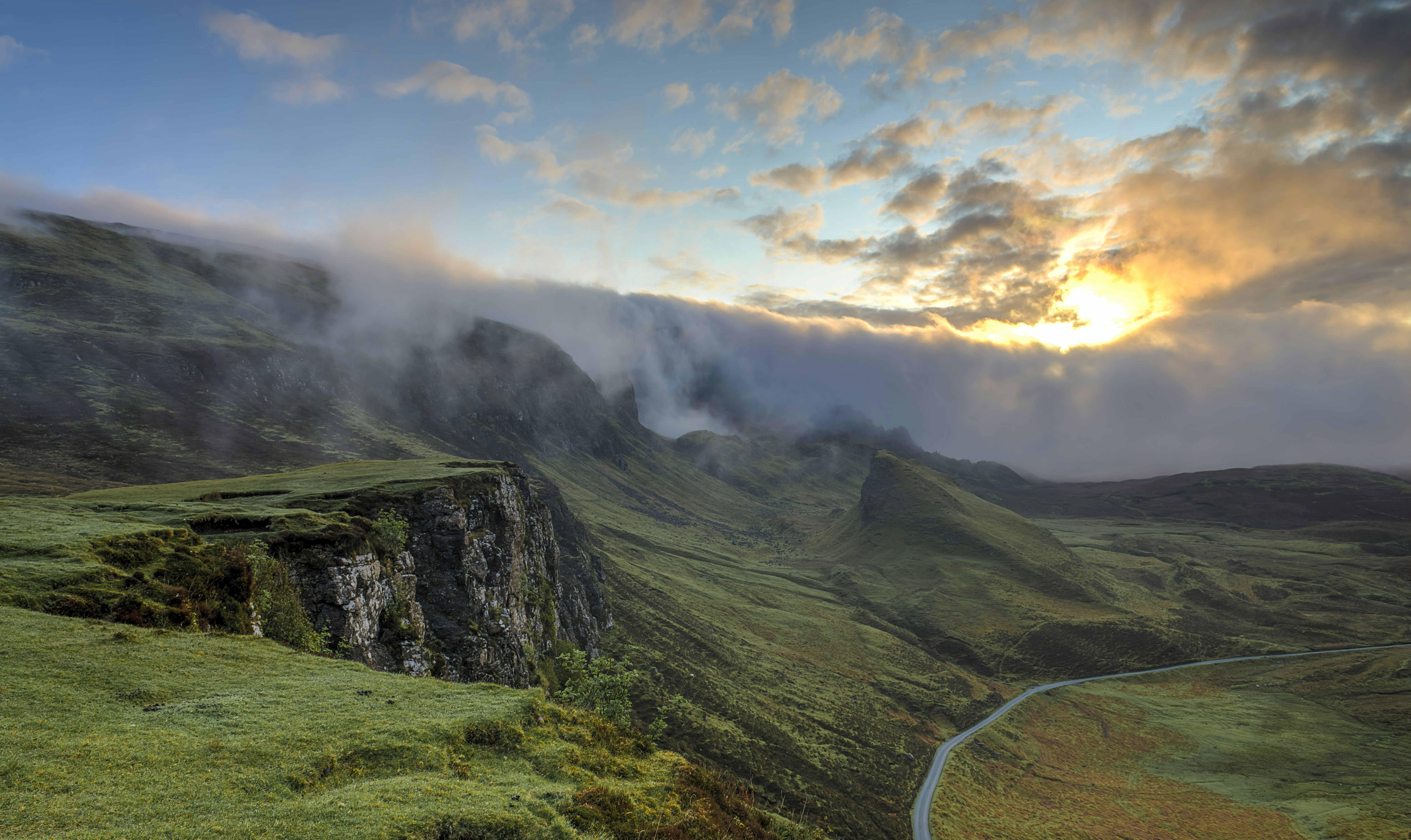 Fog over the valley