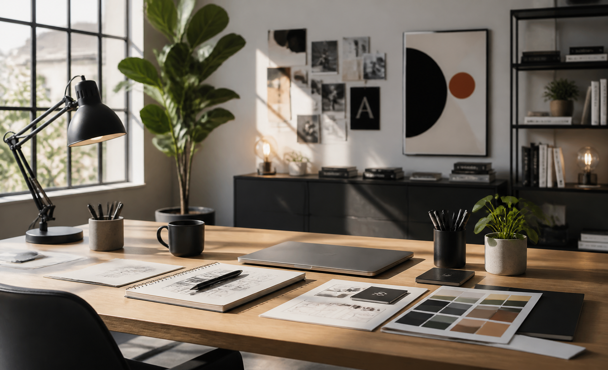 Creative studio workspace