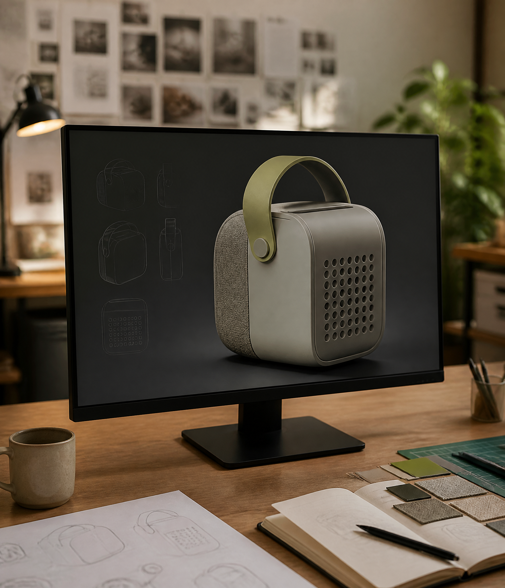 Prototype on screen