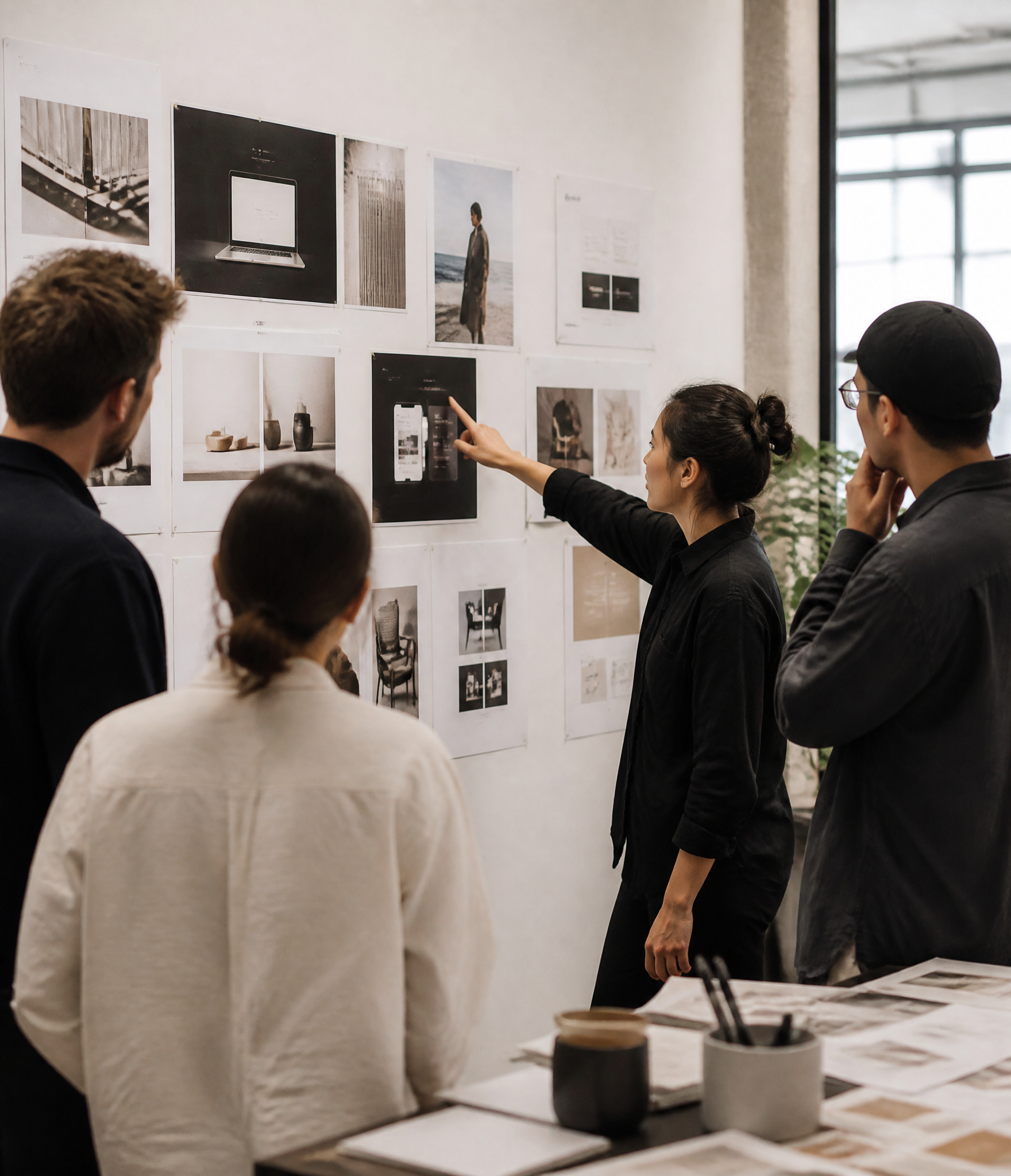 Design critique session