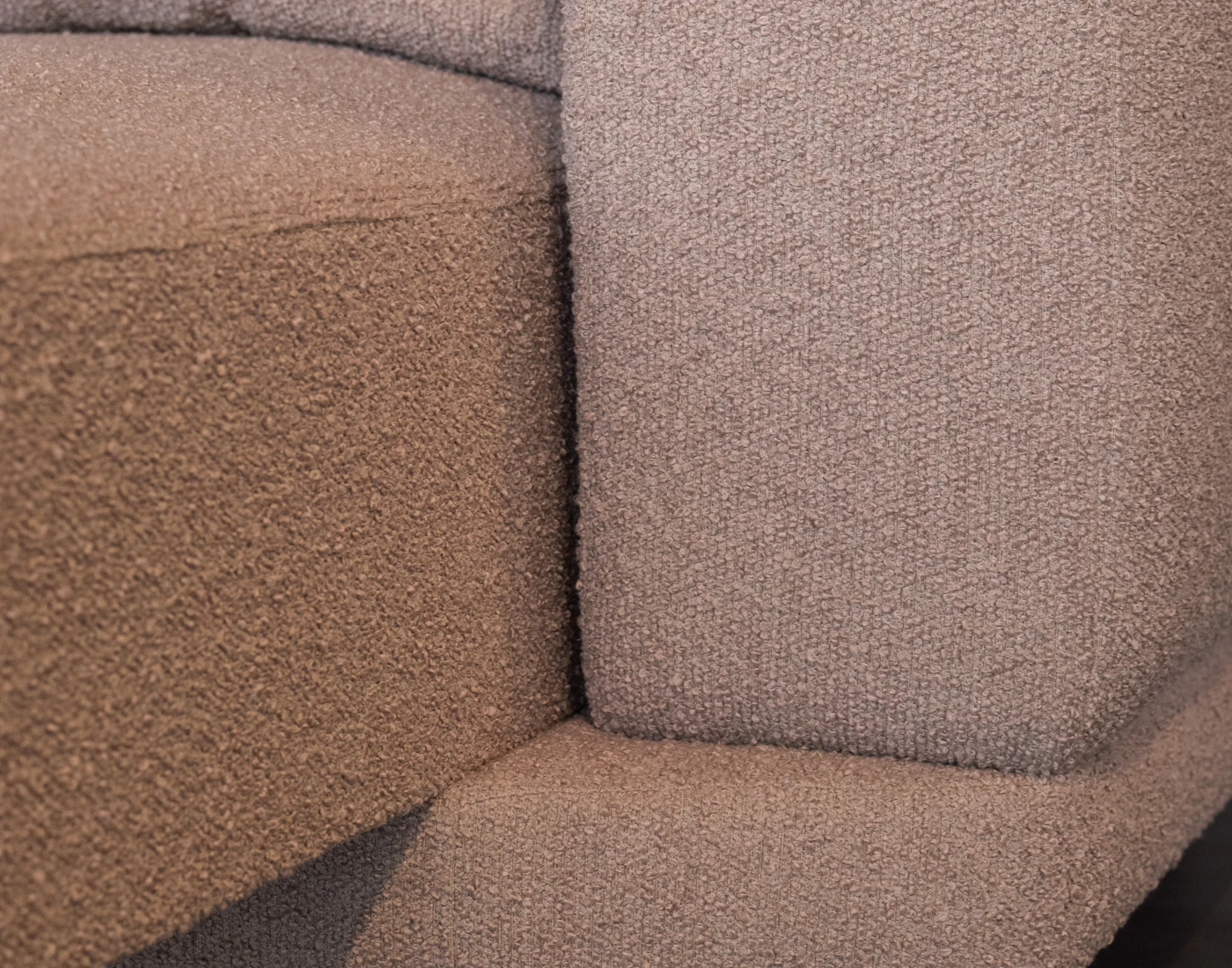 Wool bouclé, close