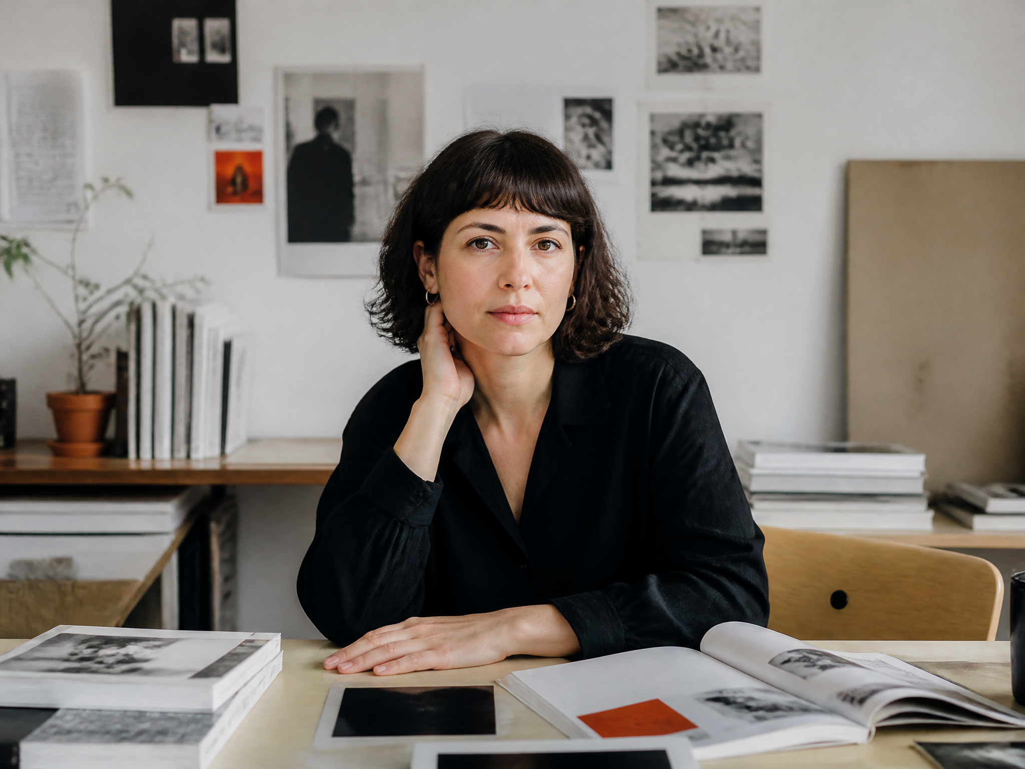 Editorial portrait for an independent arts publication
