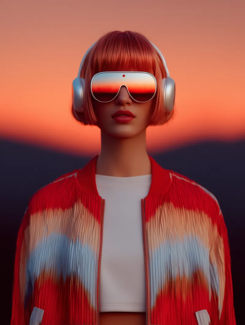 Fashion editorial portrait