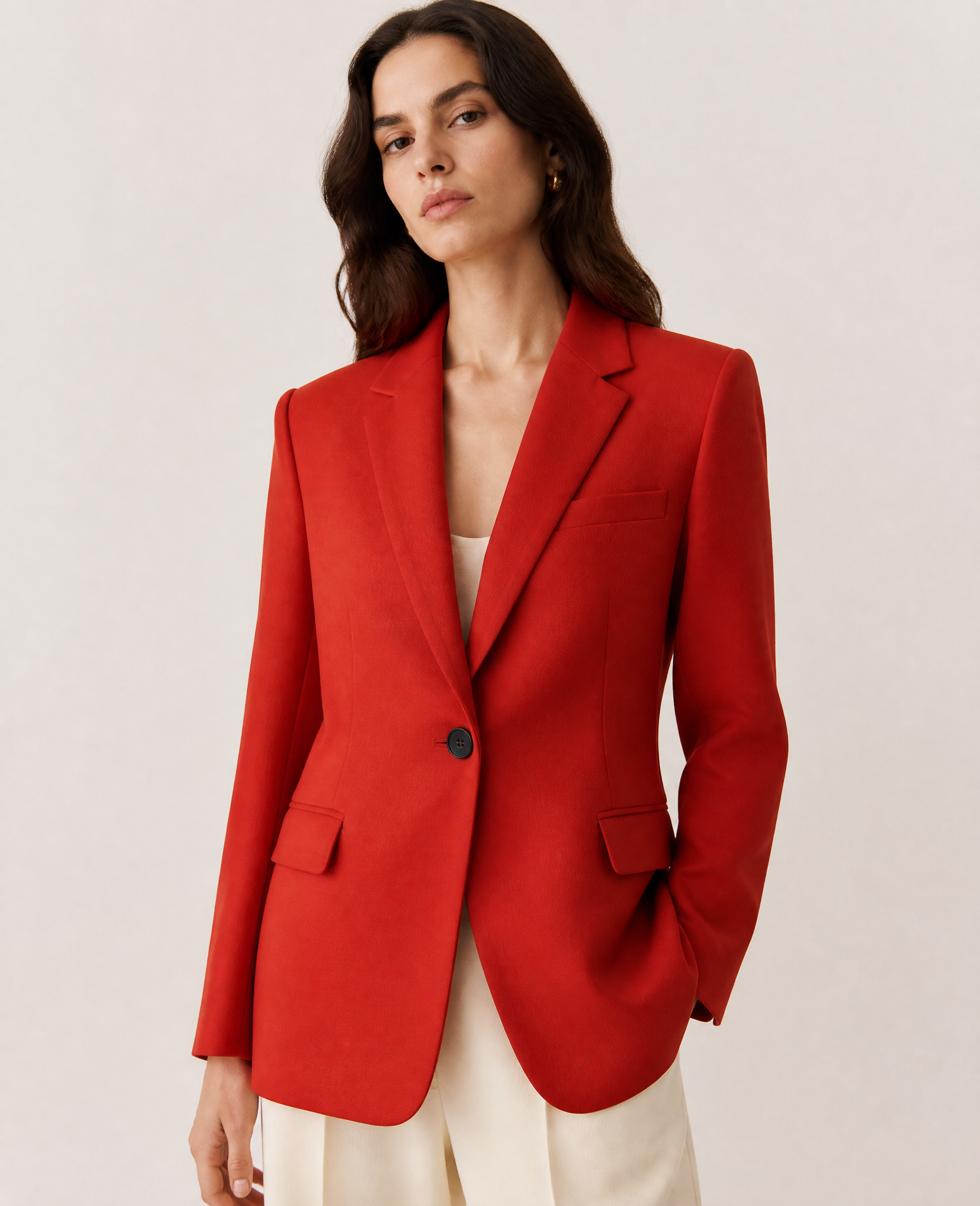 Le Monde Blazer in structured Italian twill