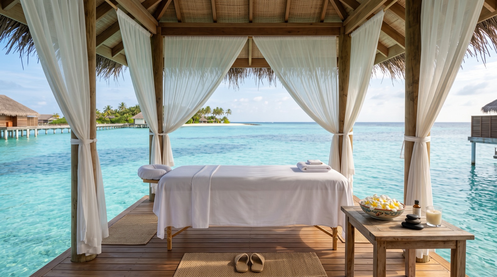 Overwater spa