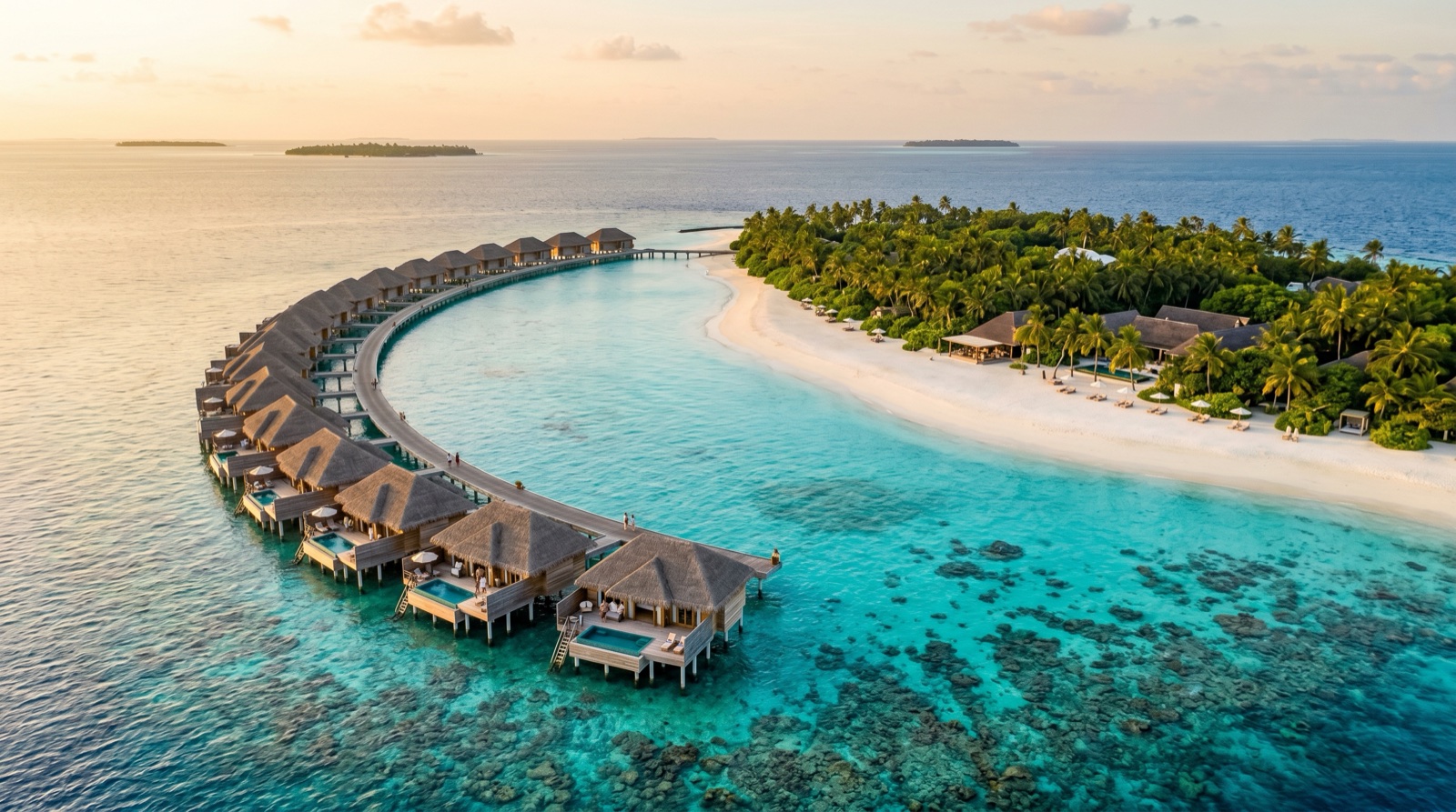 SERENE private island from the air