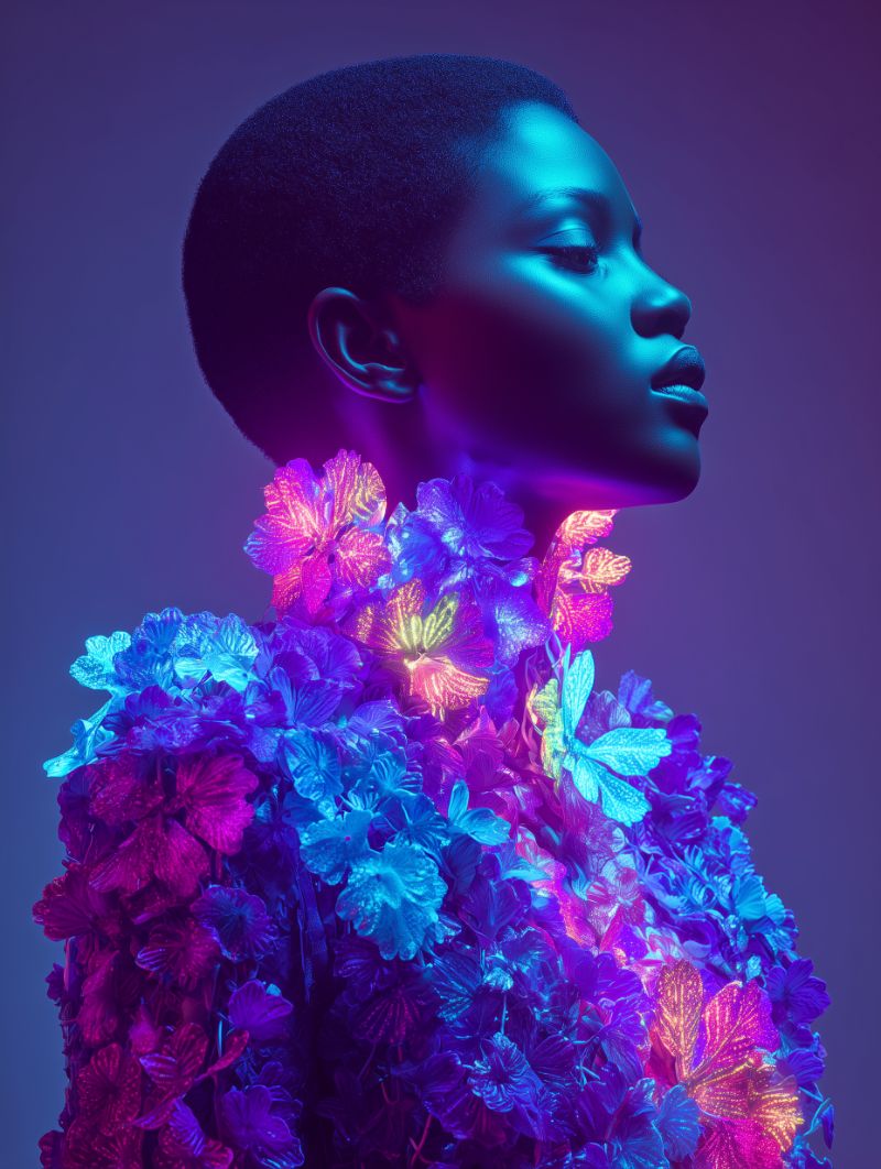 Portrait in golden hour